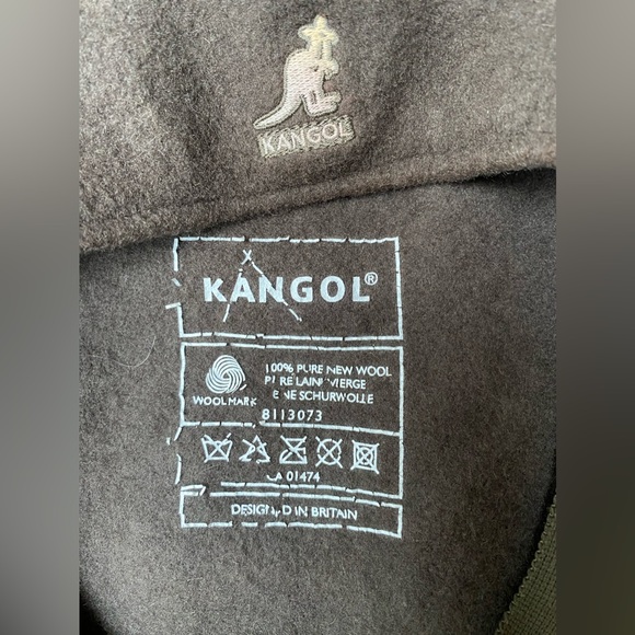 Kangol 504 brown wool driving flat cap Y2K Size XL - Picture 6 of 14